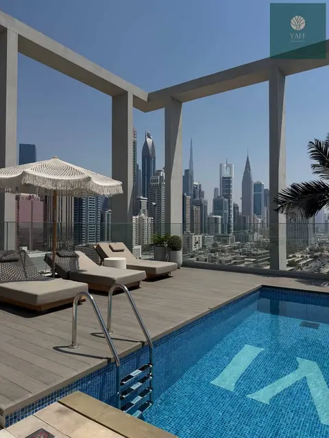 Студия в Hyde Walk Residence, Jumeirah Garden City — терраса
