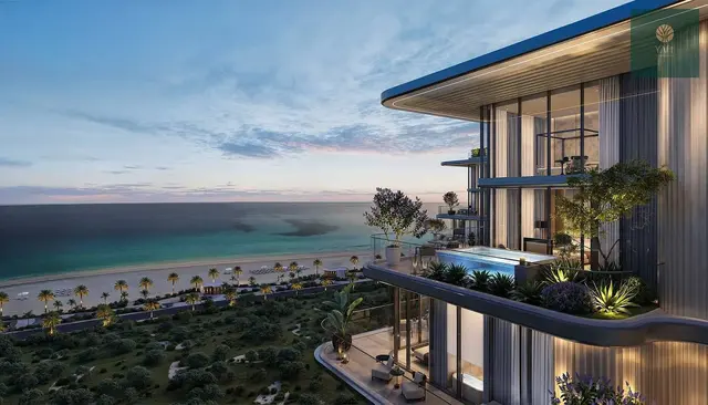 3-спальная квартира в Villa del Arte, Dubai Islands — у воды